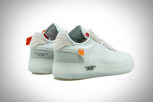 Off-White x Nike Air Force 1 ‘White’: las brutales zapatillas que hasta Ben Affleck luce en un partido de la NBA