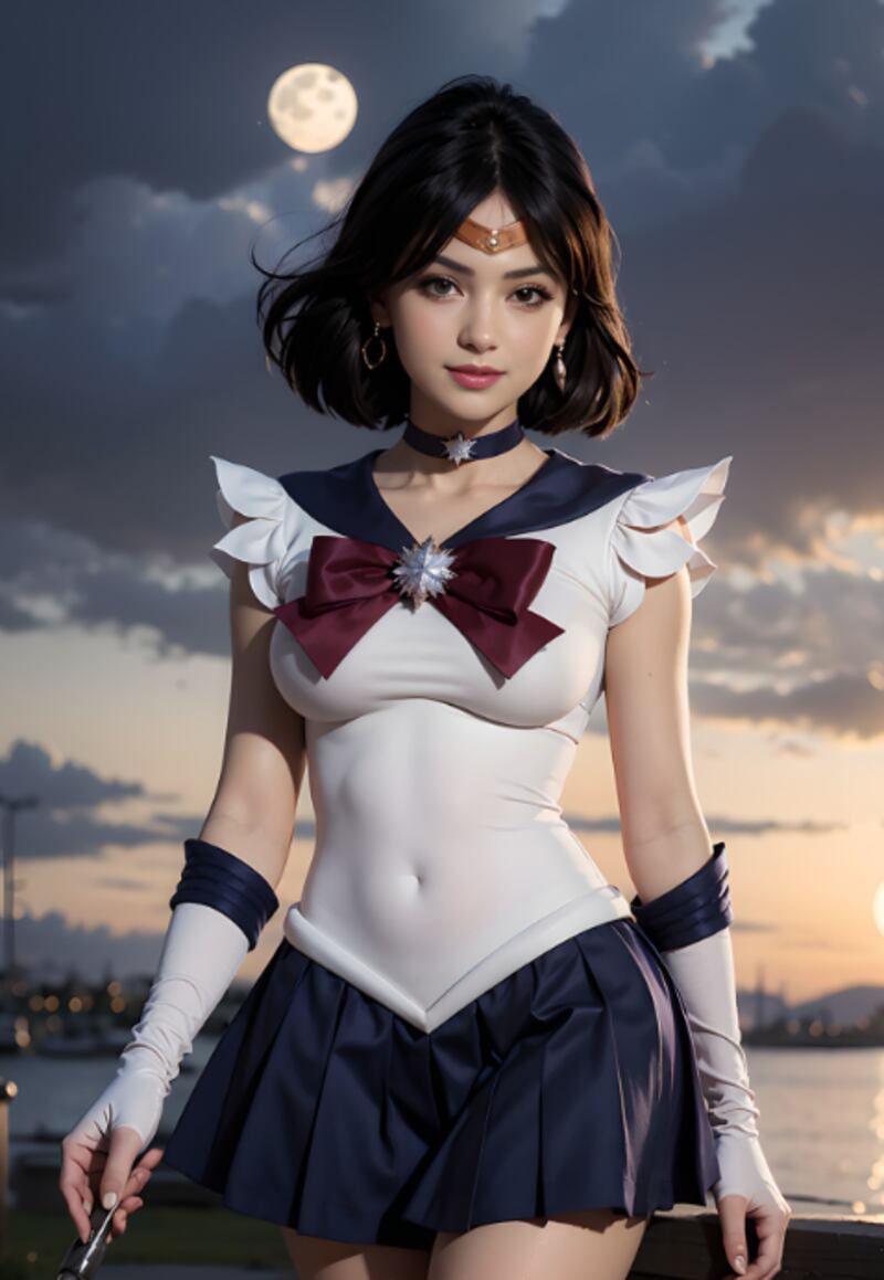 Sailor Saturn, creada con Inteligencia Artificial