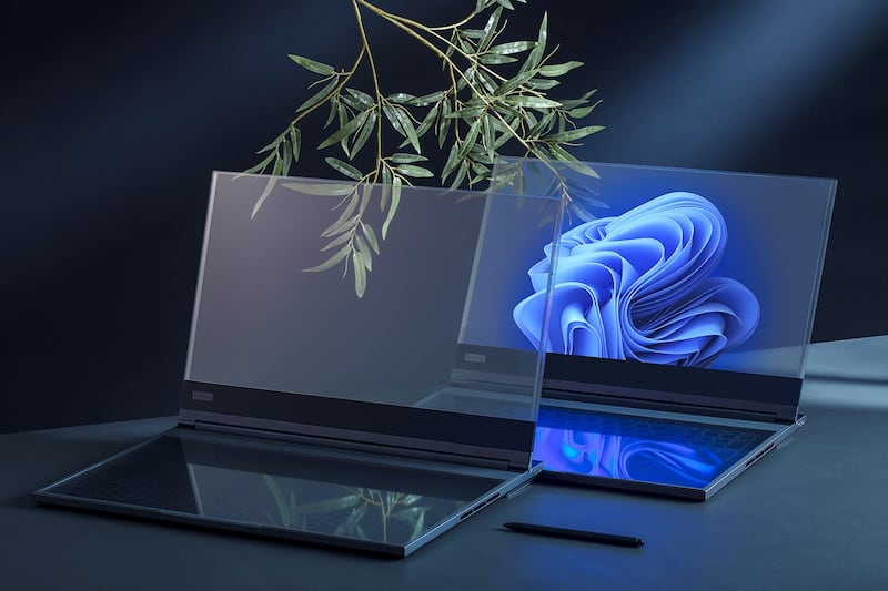 Lenovo ThinkBook Transparent Laptop Concept