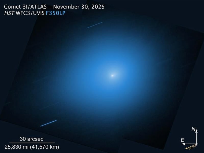 3I/ATLAS / Telescopio Hubble