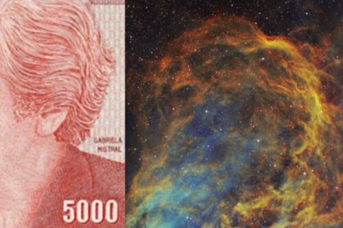 Chile: Astrónomos comparan a la Nebulosa Carina con el rostro de Gabriela Mistral, Nobel de Literatura