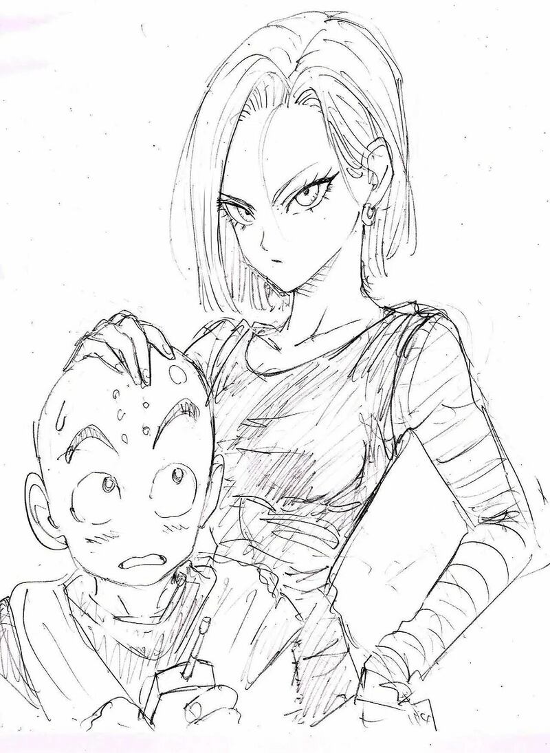 Androide 18 Yusuke Murata