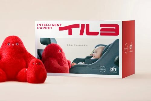 Video: Iruyo es el adorable robot inteligente de Nissan creado para calmar a bebés en el auto