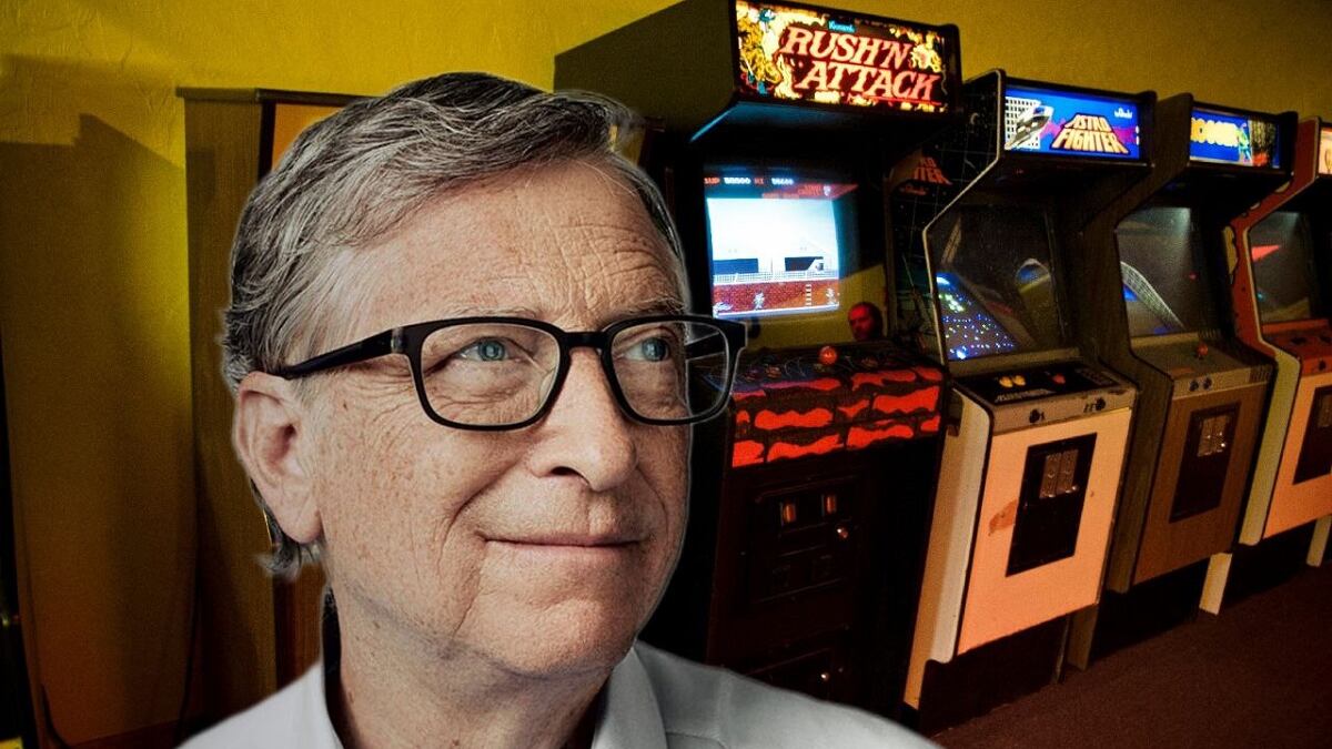 Bill Gates Videojuegos. Composición Alberto Sandoval.