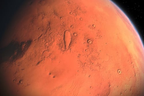 En Marte, NASA encuentra piedra con pequeñas esferas oscuras