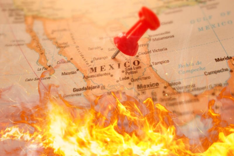 Onda de calor en México.