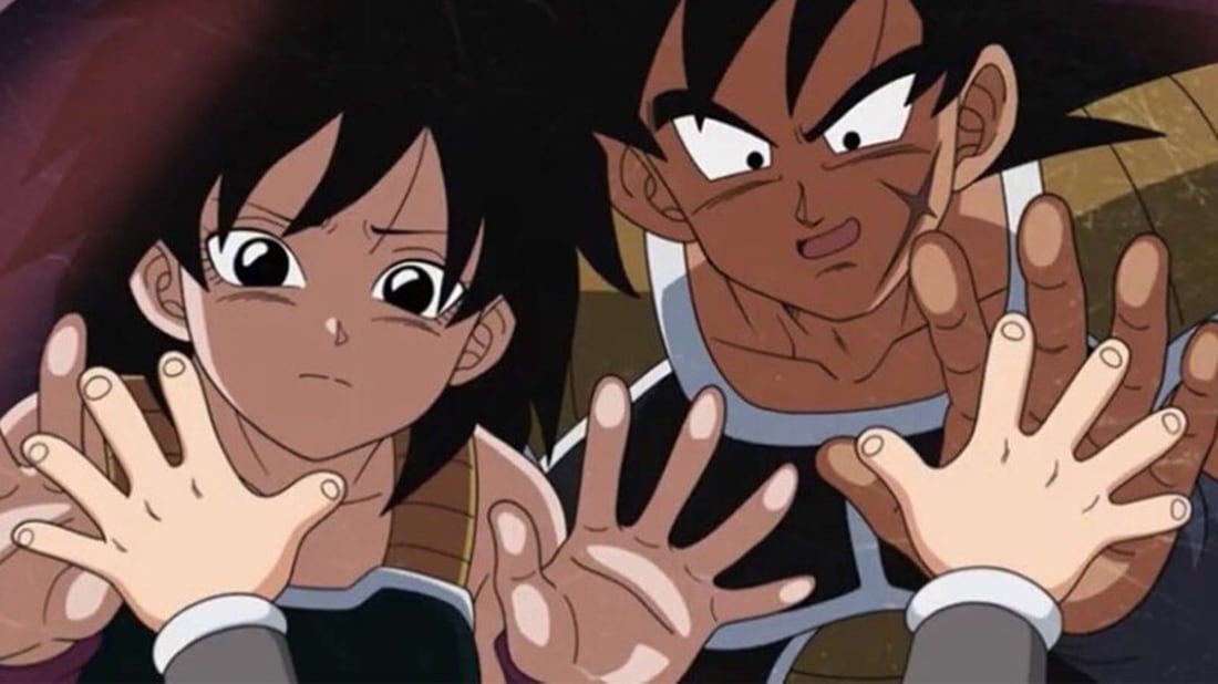 Gine y Bardock Dragon Ball