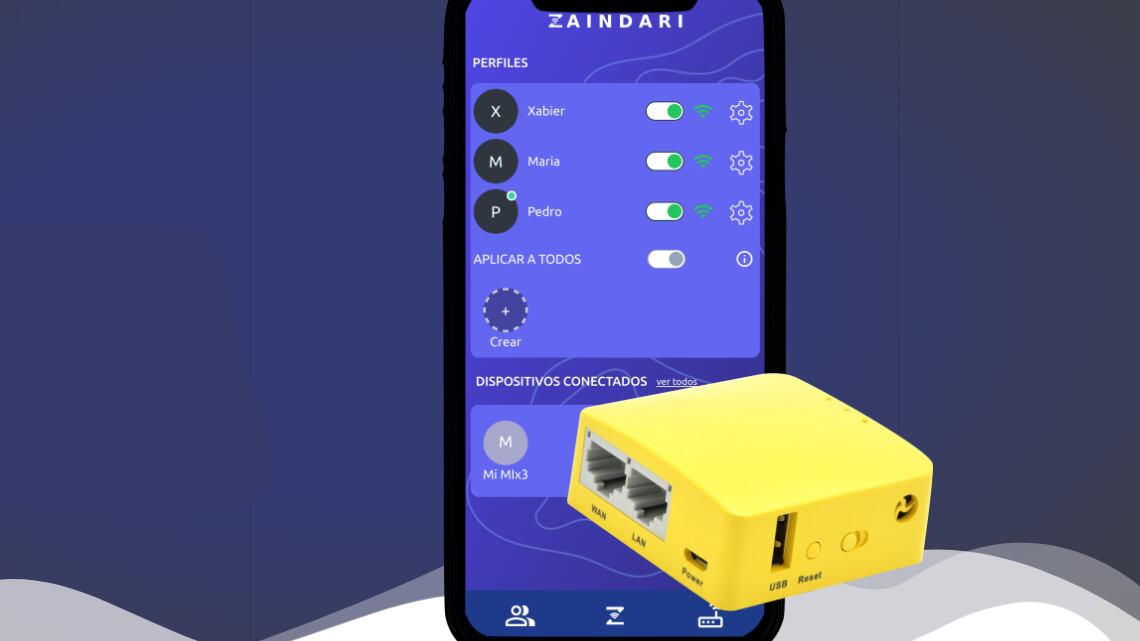 El mini router de Zaindari cuenta con un sistema de control parental que lo vuelve único en su clase.
