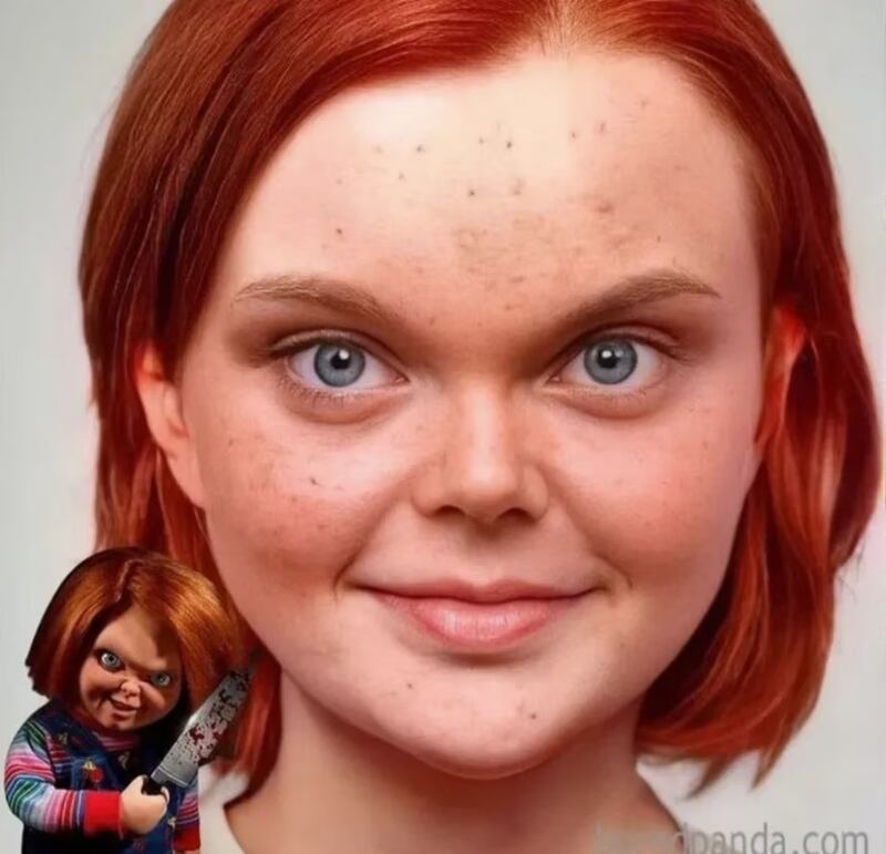 Chucky como persona, según la Inteligencia Artificial