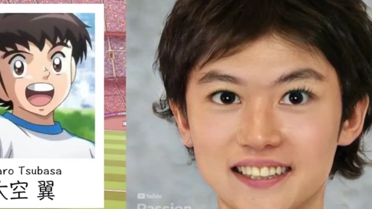 Se viraliza video japonés de una Inteligencia Artificial convirtiendo a los personajes de Captain Tsubasa (Supercampeones) en personas reales.