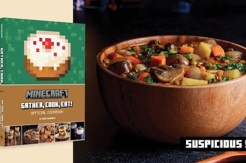 Minecraft tiene un libro oficial de recetas de cocina y los platillos son tal como te los imaginas