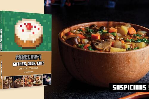 Minecraft tiene un libro oficial de recetas de cocina y los platillos son tal como te los imaginas