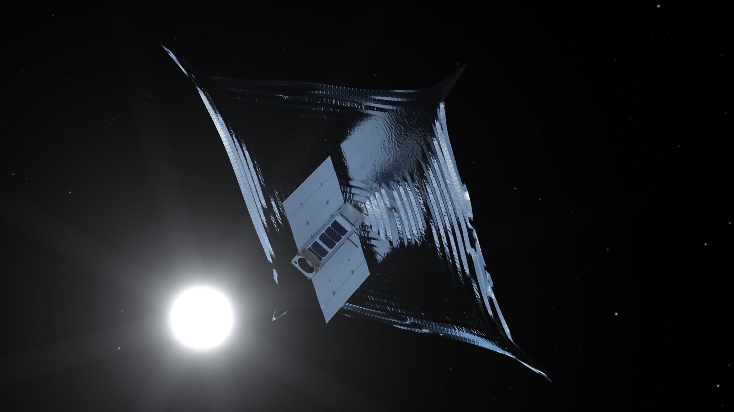 Zero Debris es un proyecto de la Agencia Espacial Europea (ESA) donde buscan integrar una vela a cada satélite para facilitar su eliminación a futuro.