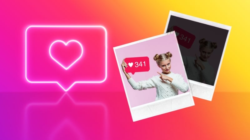 Función Marco Polaroid Instagram | Composición referencial