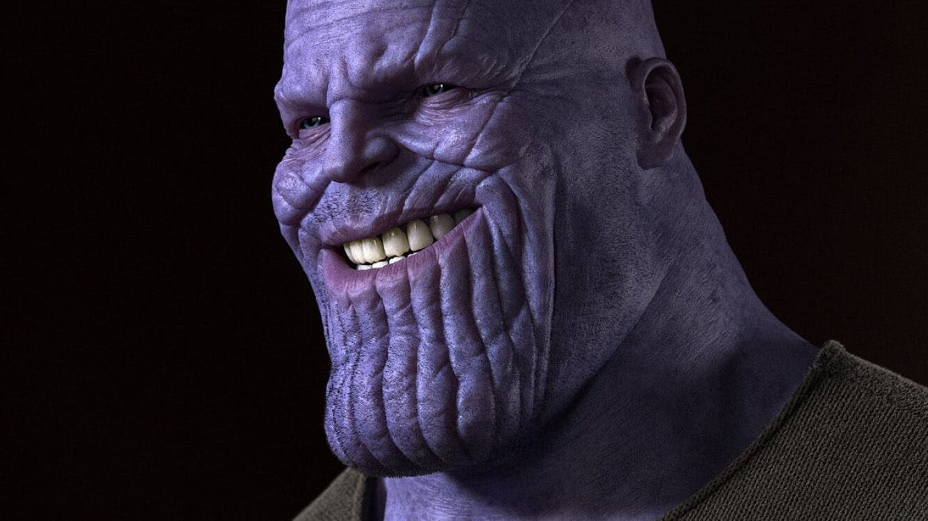 Thanos sonriendo - Screen Rant