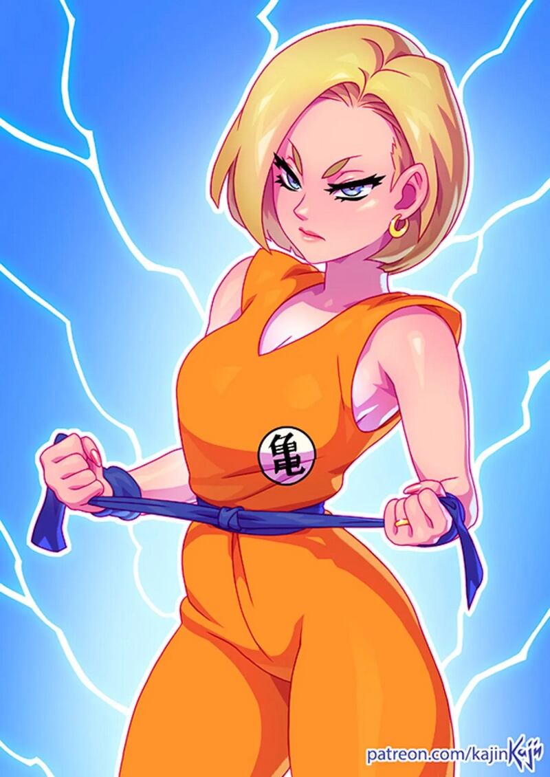 Androide 18 @kajinman_art