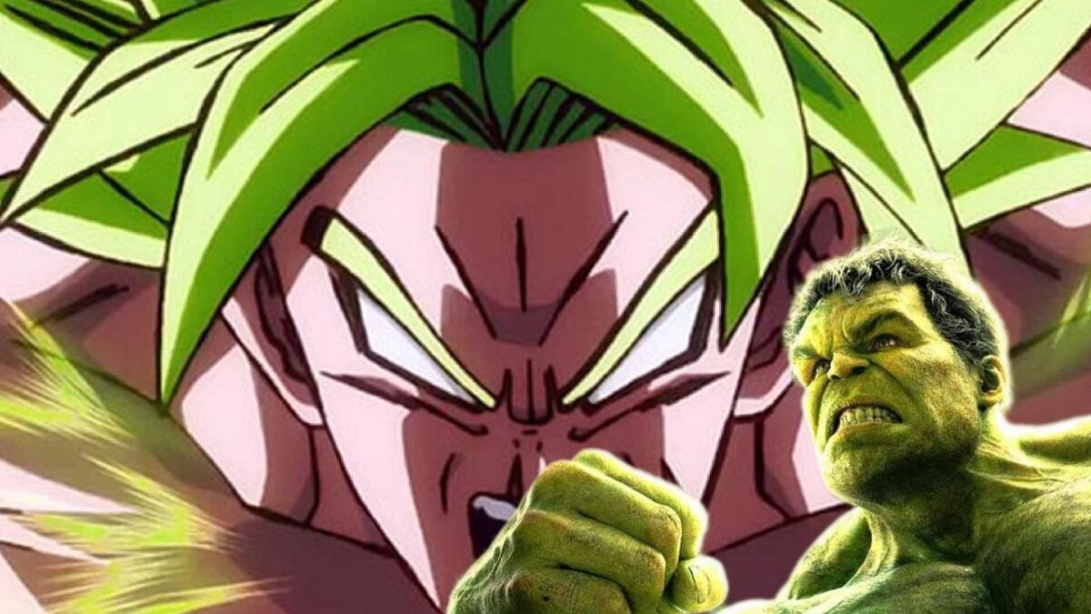 Broly y Hulk. Montaje: Alberto Sandoval