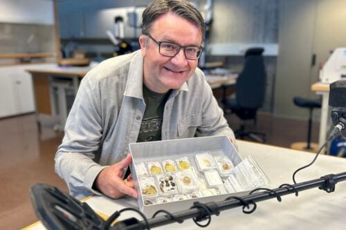 Arqueólogo principiante encuentra un tesoro de 1.500 años de antigüedad mientras caminaba con su detector de metales