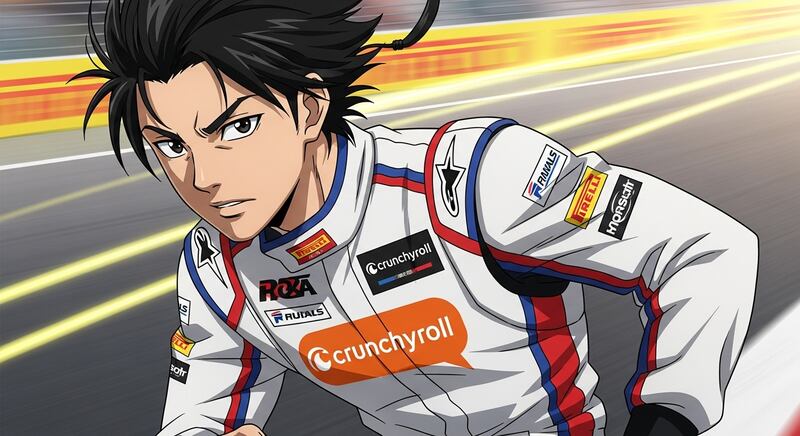 Yuki Tsunoda sella alianza oficial con Crunchyroll / Whisk-FW