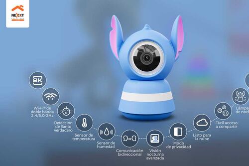 El monitor de bebés más inteligente, ahora tiene forma de Stitch: conoce sus “alertas inteligentes”