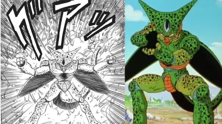 Piccolo y Cell - Dragon Ball