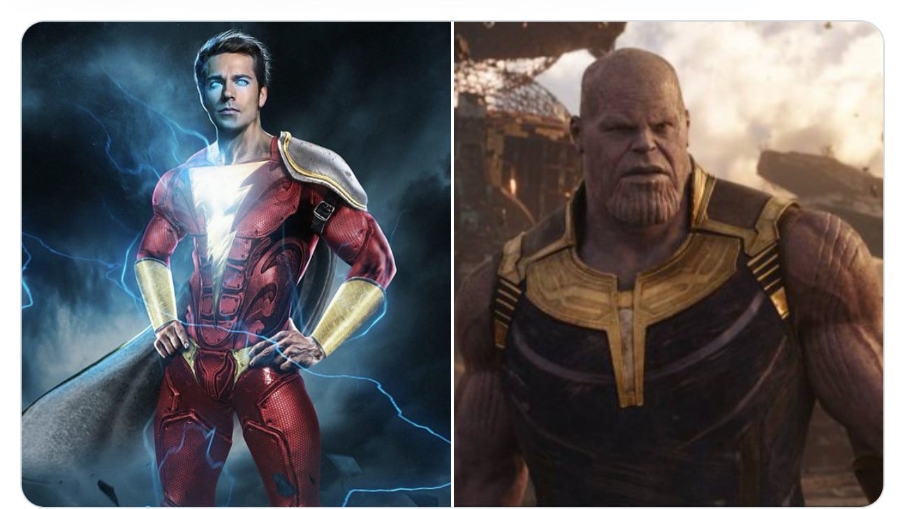 Thanos y Shazam