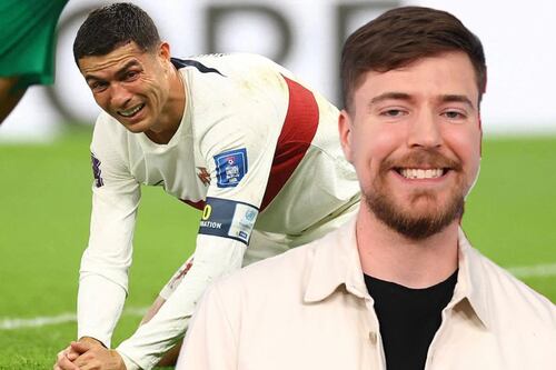 La respuesta de MrBeast a Cristiano Ronaldo tras escuchar que el futbolista lo quería superar en YouTube