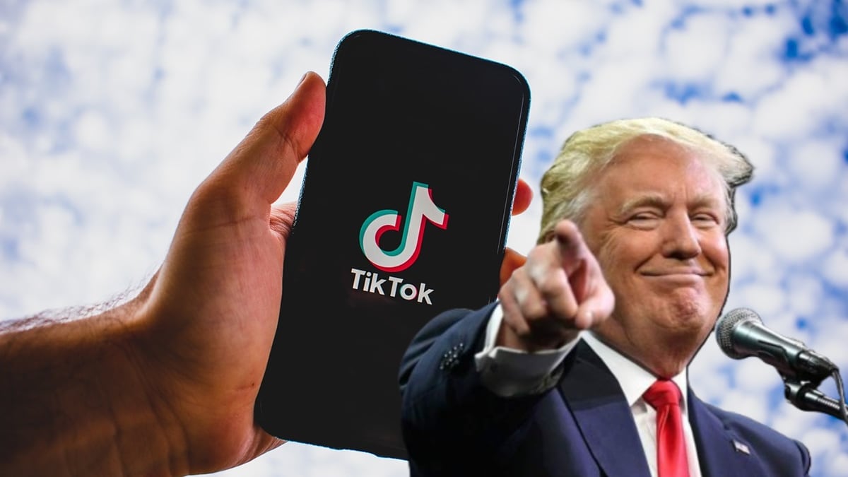 Donald Trump y TikTok. Composición Alberto Sandoval