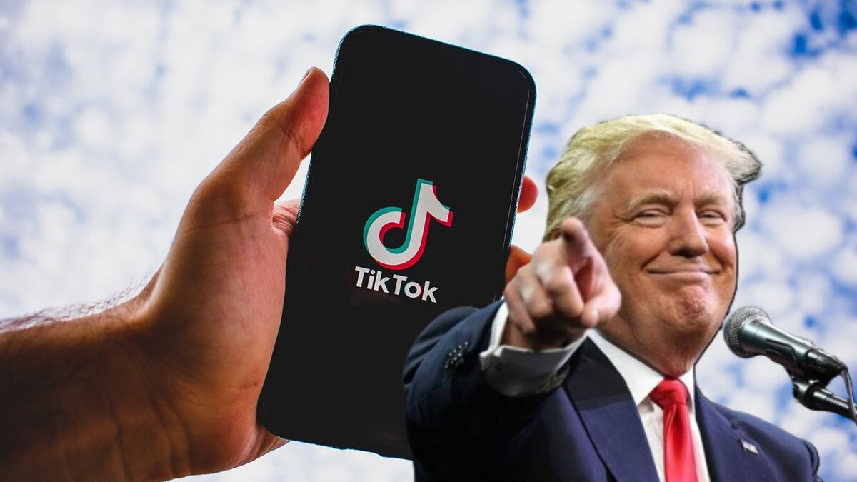 Donald Trump y TikTok. Composición Alberto Sandoval