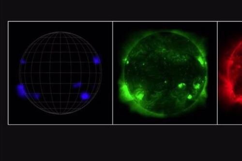 Espectáculos de luz ocultos en el sol quedan al descubierto por la NASA