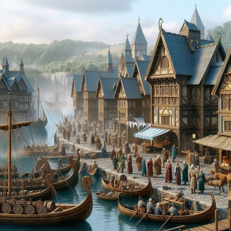 América en el 1024 según la IA. Imagen generada por Microsoft Copilot. Alberto Sandoval/ Fayerwayer