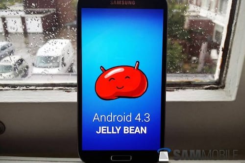 Se filtra Android 4.3 Jelly Bean para el Samsung Galaxy S4