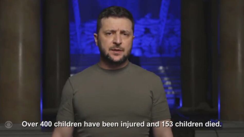 Volodimir Zelenski Grammy 2022