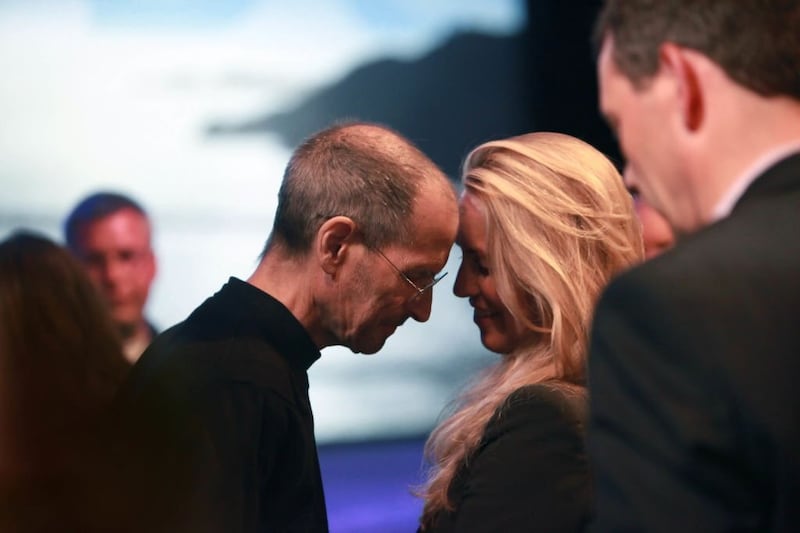 Steve Jobs y Laurene Powell Jobs