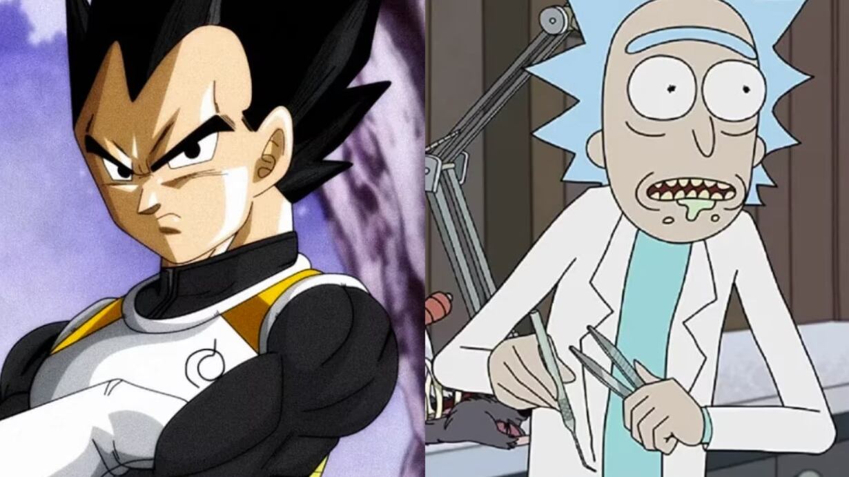 Vegeta y Rick