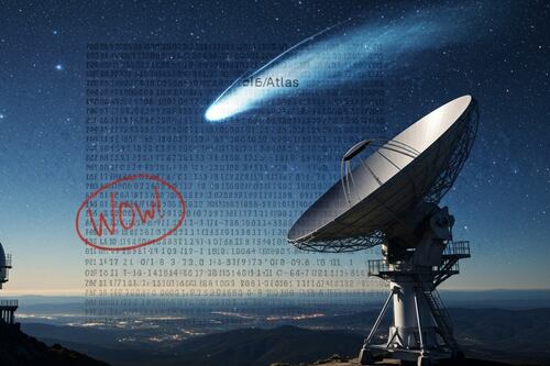 ¿Una sonda extraterrestre clave? La conexión entre el 3I/ATLAS y la Señal Wow! reabre el debate sobre naves alienígenas