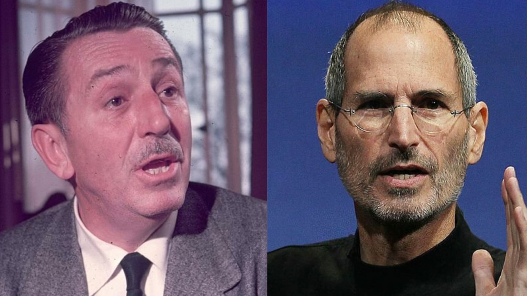 Walt Disney y Steve Jobs