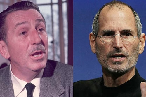 Walt Disney y Steve Jobs: 5 similitudes entre los genios del entretenimiento y la tecnología
