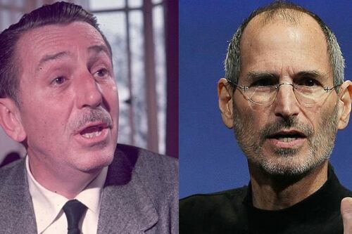 Walt Disney y Steve Jobs: 5 similitudes entre los genios del entretenimiento y la tecnología