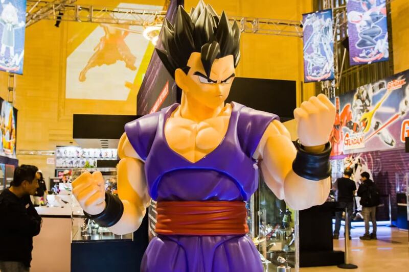Gohan en la exhibición de Nueva York