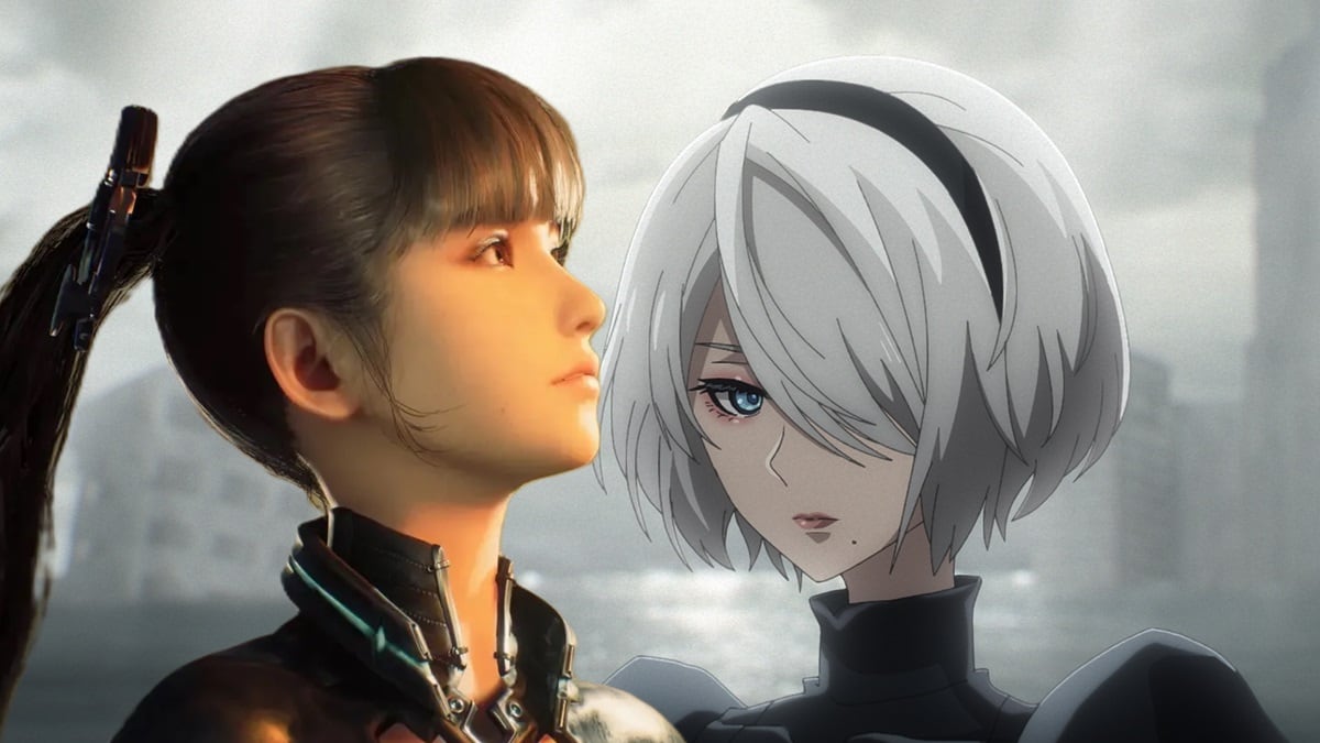 Eve y 2D (Stellar Blade y 2B Autómata)