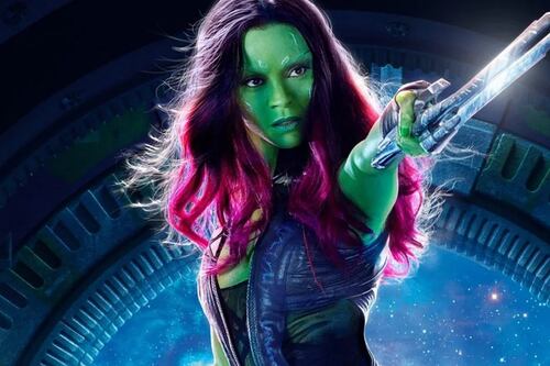 Marvel: Gamora te llevará al espacio en este fascinante cosplay bodypaint de Guardianes de la Galaxia