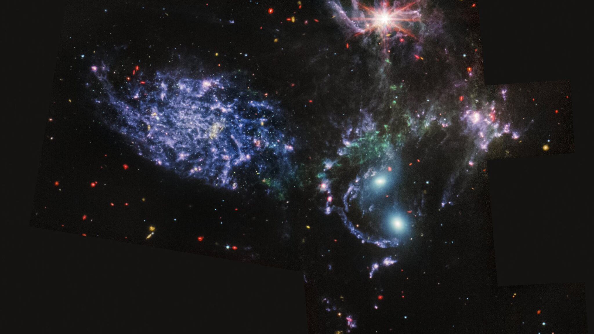 La NASA reveló estas imágenes.