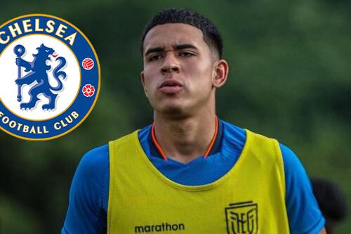 La Inteligencia Artificial te muestra a Kendry Páez con la camiseta del Chelsea a sus 18 años
