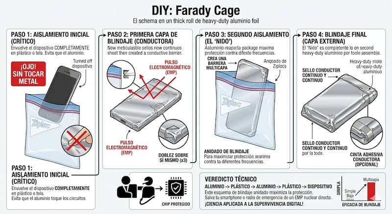 Jaula Faraday Casera - FW/NB