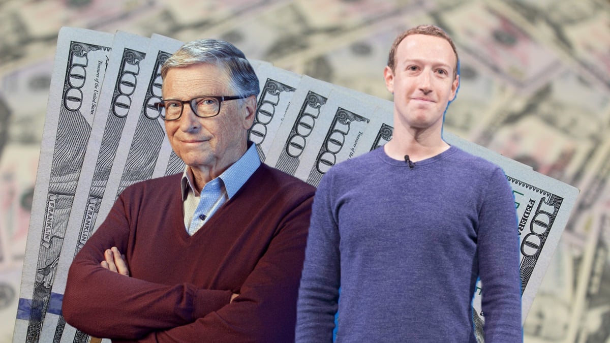 Bill Gates y Mark Zuckerberg ahorro de dinero