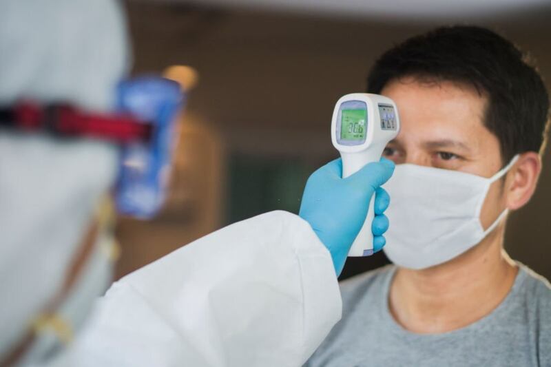 Termómetro infrarrojo