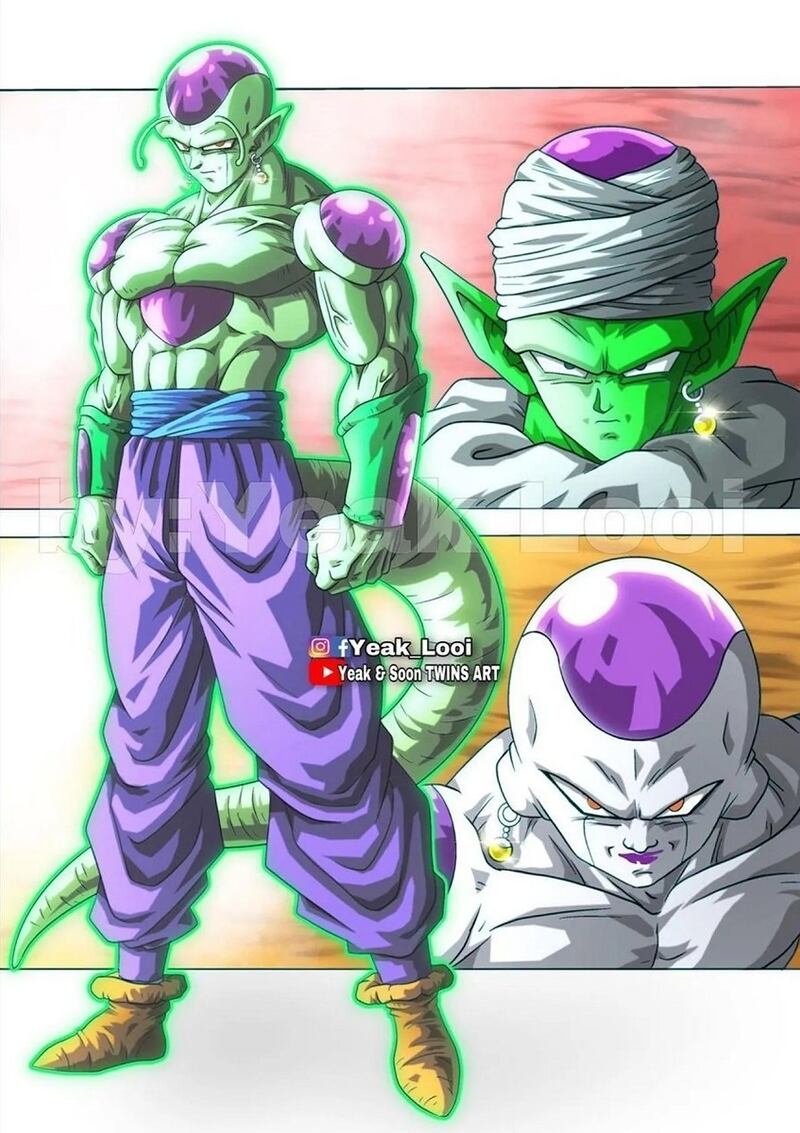 Sencillamente imponente así luce la fusión entre Freezer y Piccolo con