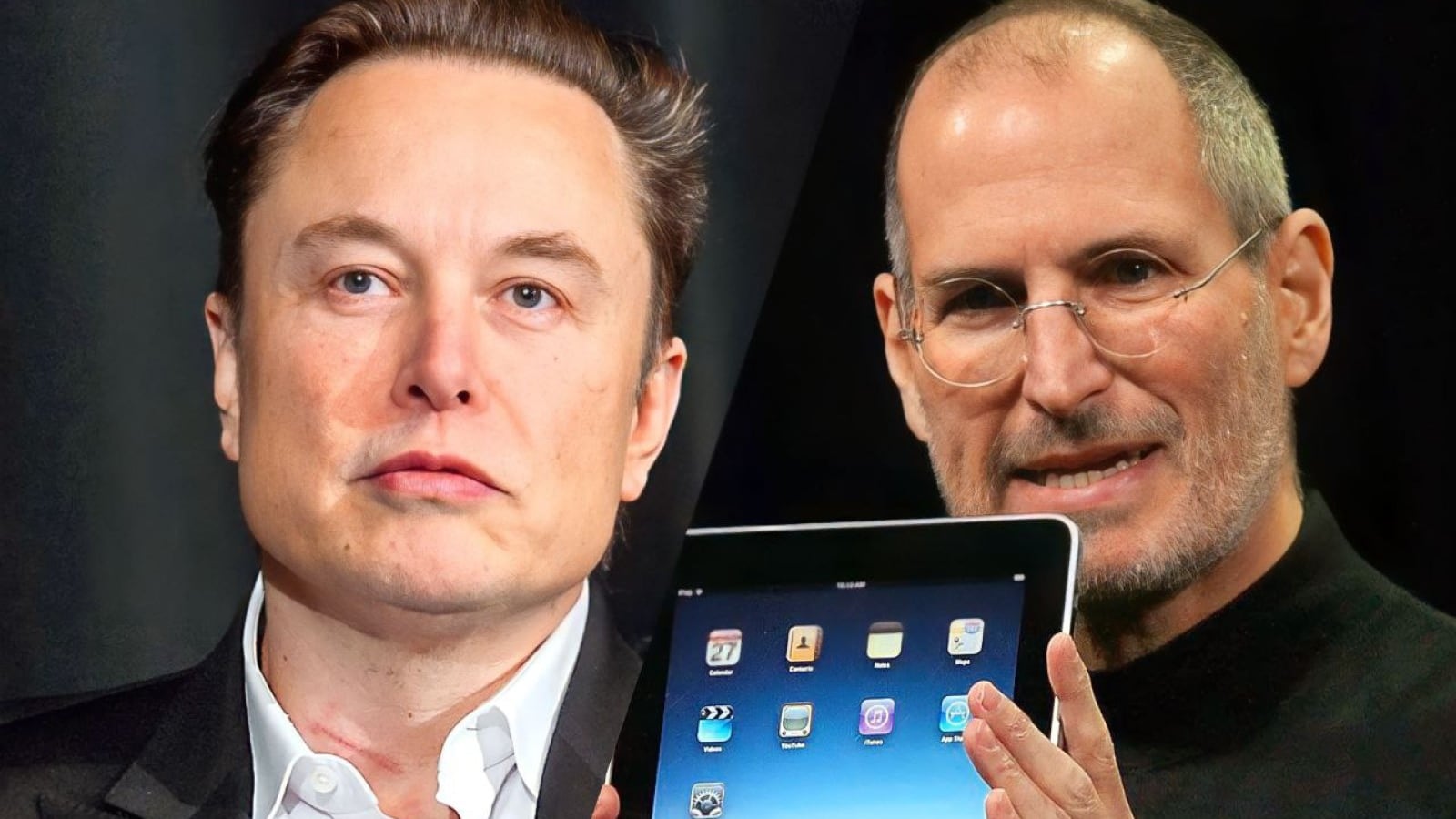 Elon Musk y Steve Jobs