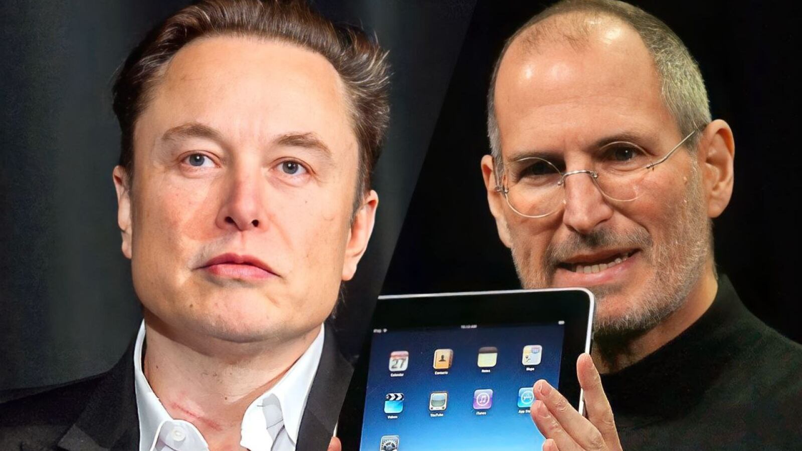 Elon Musk y Steve Jobs